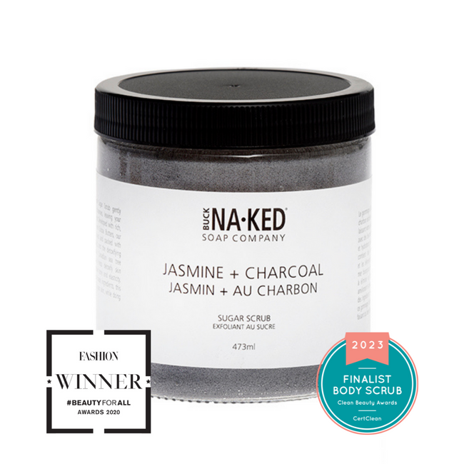 Jasmine + Charcoal Sugar Scrub