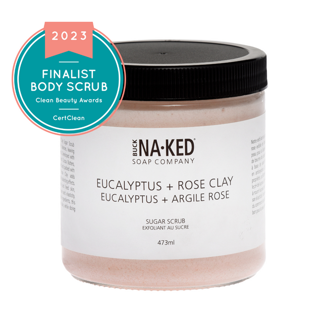 Eucalyptus + Pink Clay Sugar Scrub