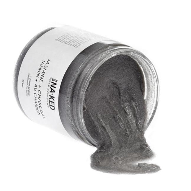 Jasmine + Charcoal Sugar Scrub
