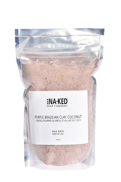 Bath Soak- Purple Brazilian Clay and Coconut Milk Bath Soak- Purple Brazilian Clay and Coconut Milk