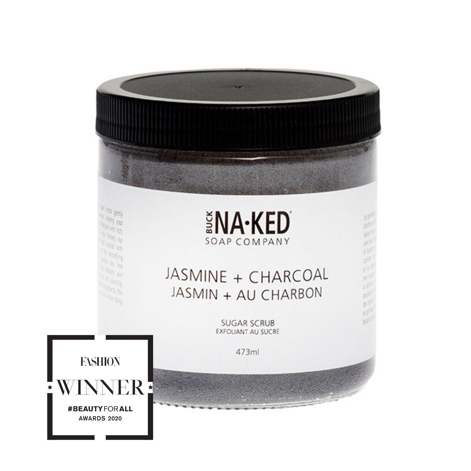 Jasmine + Charcoal Sugar Scrub