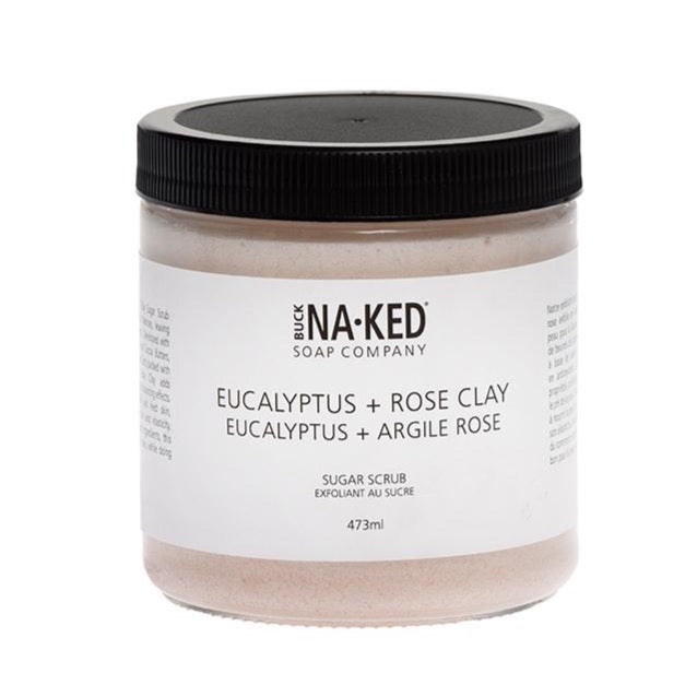 Eucalyptus + Pink Clay Sugar Scrub